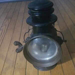 Vintage Black Lantern Home Accent